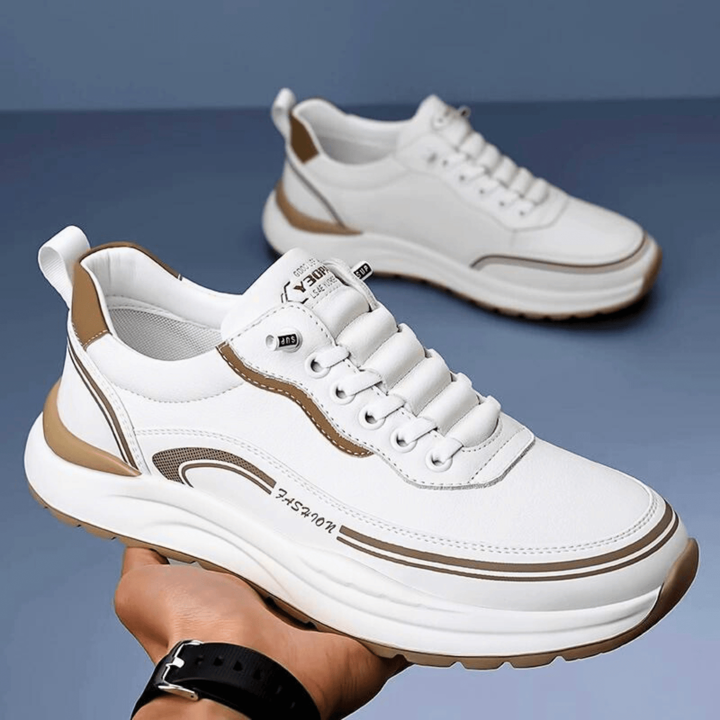 Leren Sneakers Brixton Stijlvol en Comfortabel