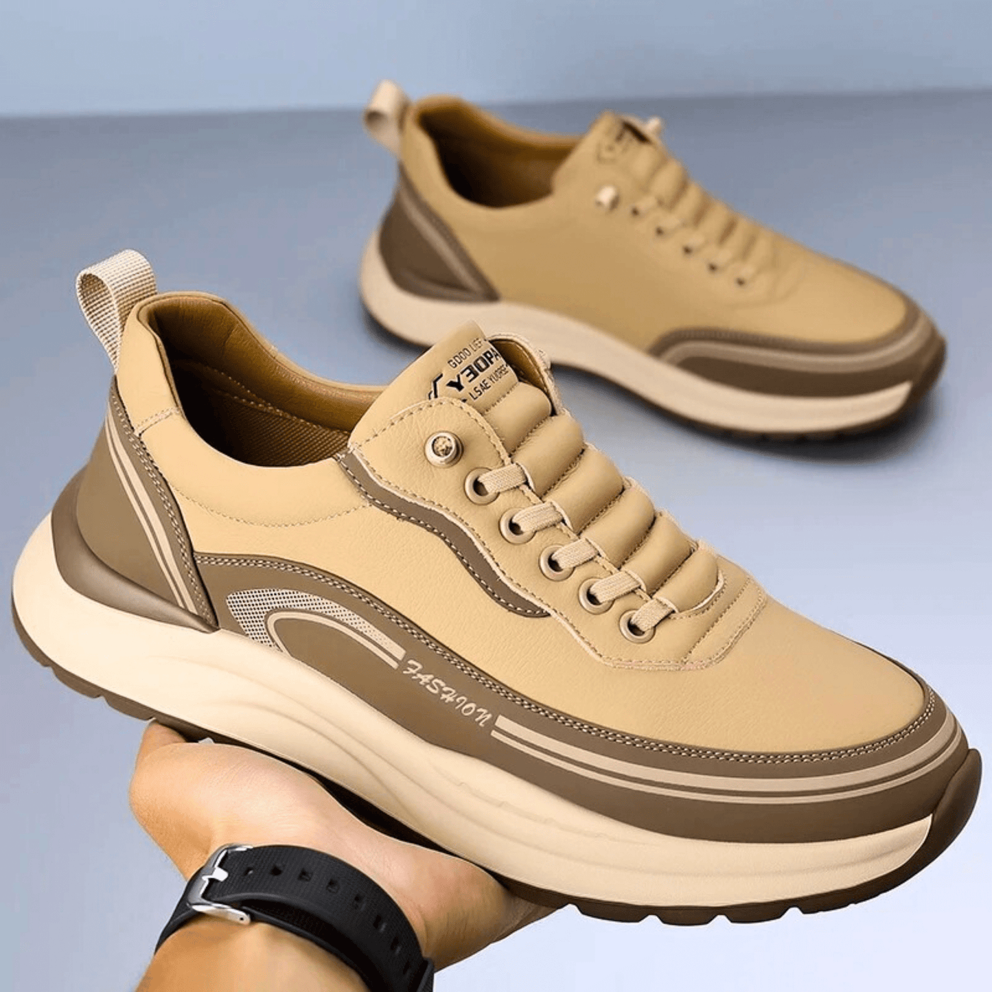 Leren Sneakers Brixton Stijlvol en Comfortabel