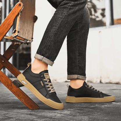 Leren Sportschoenen Heren Harrington Stijl