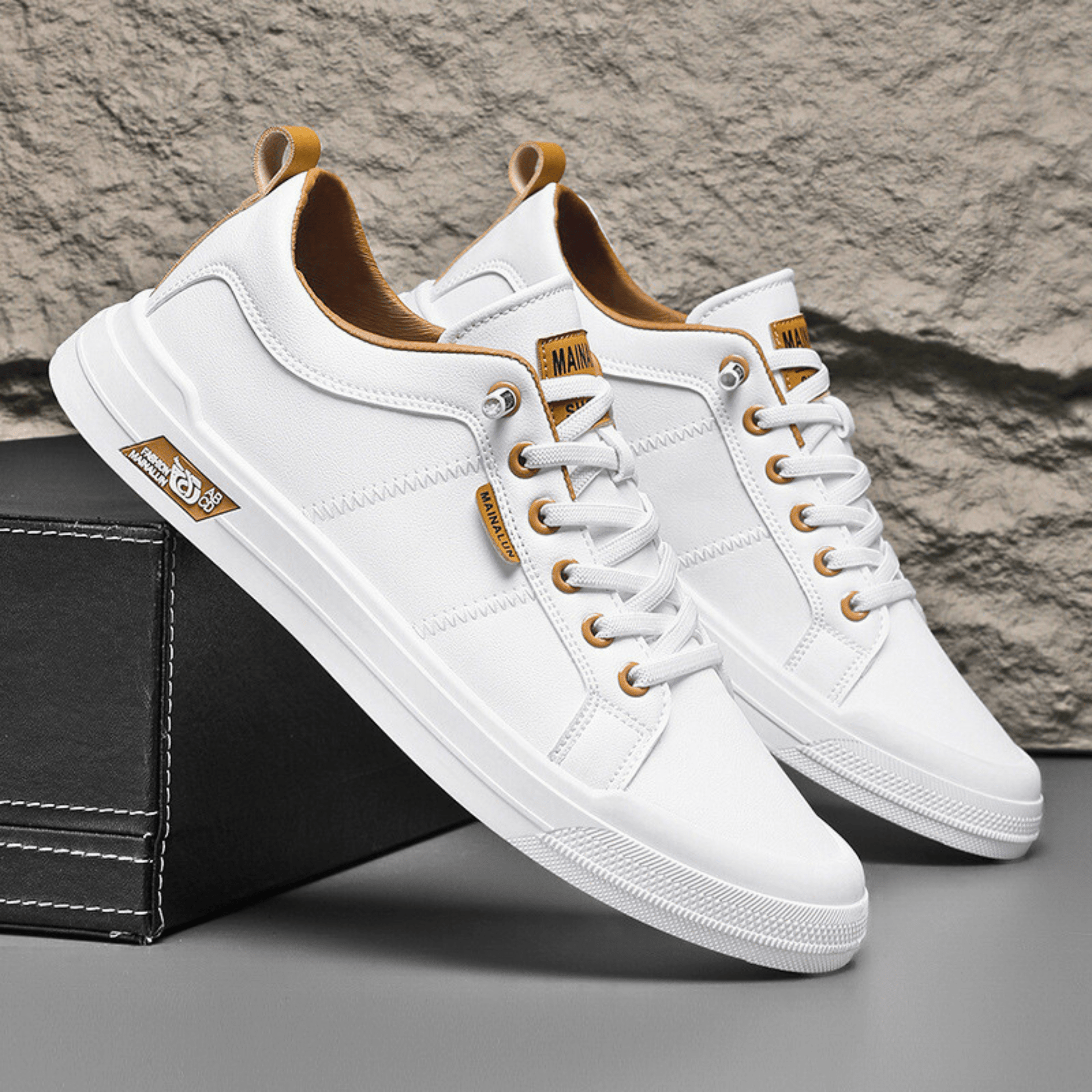 Leren Trainers Harrington Stijl - StudioMarella