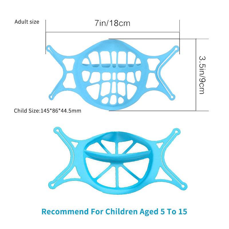 Siliconen 3D Mondkaphouder - Extra Ademruimte & Comfortabel Dragen - Herbruikbaar - Beschermt Make-up