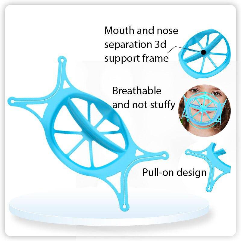 Siliconen 3D Mondkaphouder - Extra Ademruimte & Comfortabel Dragen - Herbruikbaar - Beschermt Make-up