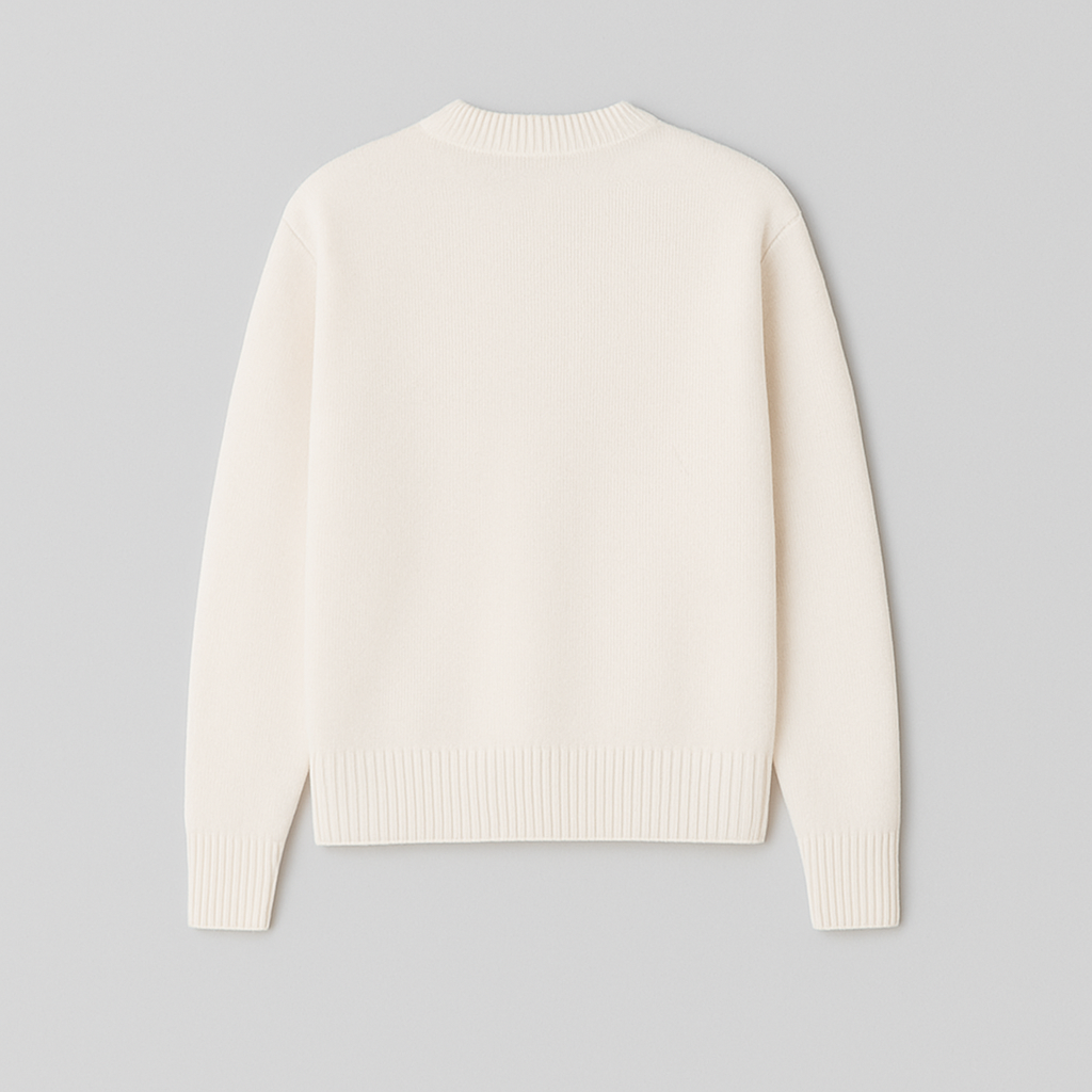 Oversized Trui met Harten en Aas Motief voor Dames
