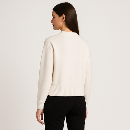 Oversized Trui met Harten voor Vrouwen