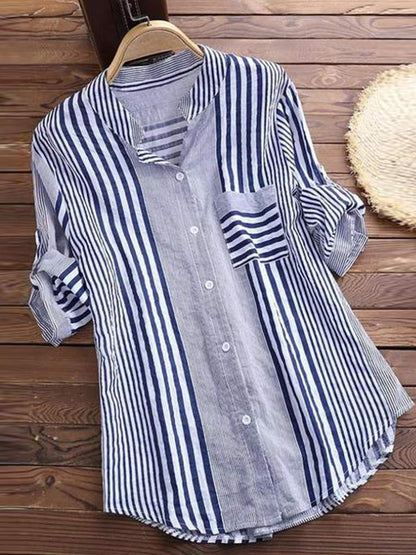 Bloes voor Dames Stijlvolle Bloesemeisje Vrouwelijke Zomerbloes - StudioMarella