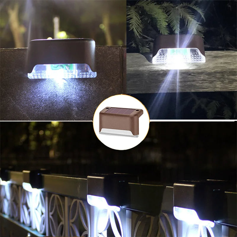 LED Solar Buitenlamp Tuinverlichting Draadloos 5-Pack Warm Wit Geel Meerkleurig Waterdicht Zonnepaneel