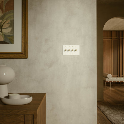 Luxe Messing Dimmer Schakelaar Met Draaiknop En Tijdloos Design