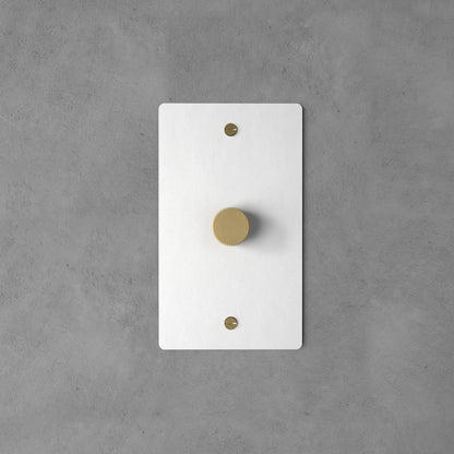 Luxe Messing Dimmer Schakelaar Met Draaiknop En Tijdloos Design
