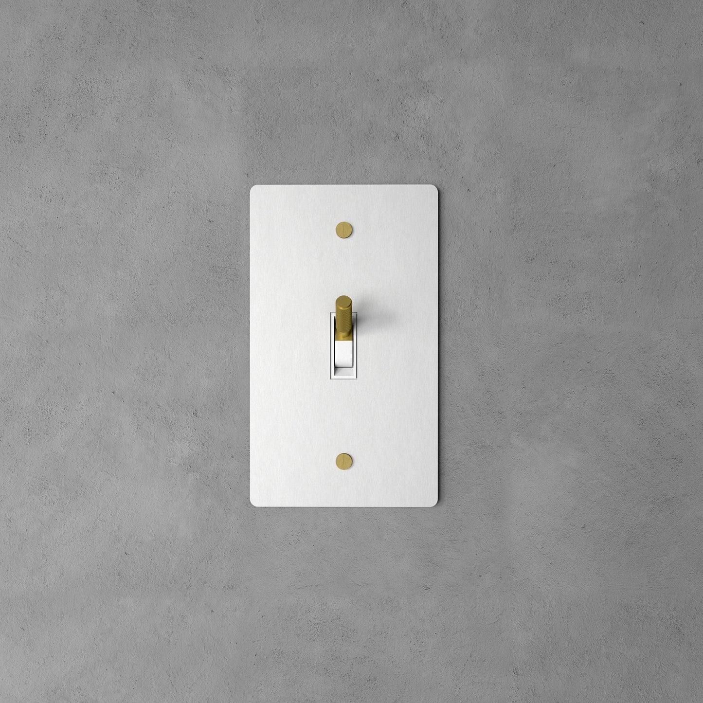 Luxe Messing Tuimelschakelaar Met Minimalistisch Design En Hoogwaardige Afwerking
