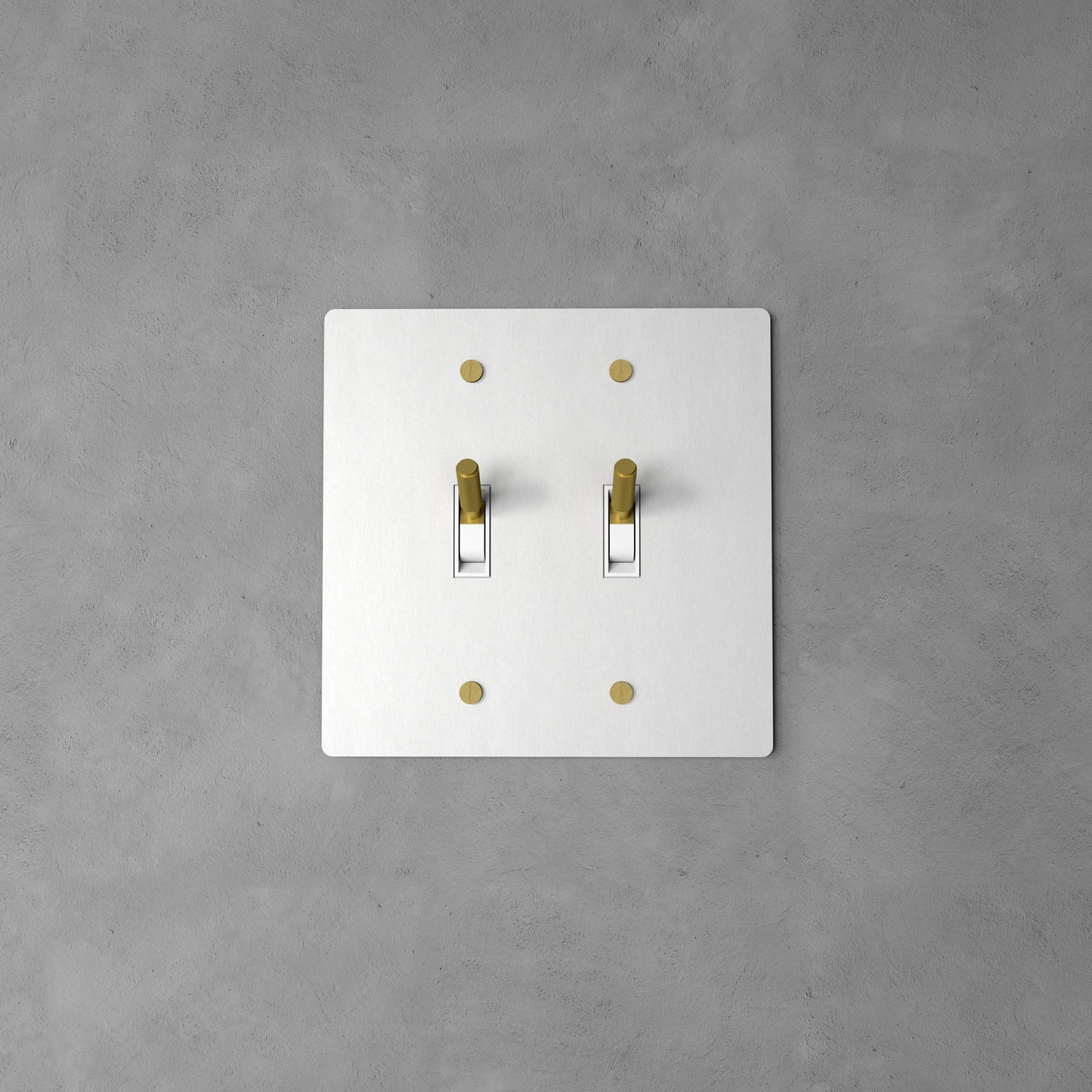 Luxe Messing Tuimelschakelaar Met Minimalistisch Design En Hoogwaardige Afwerking