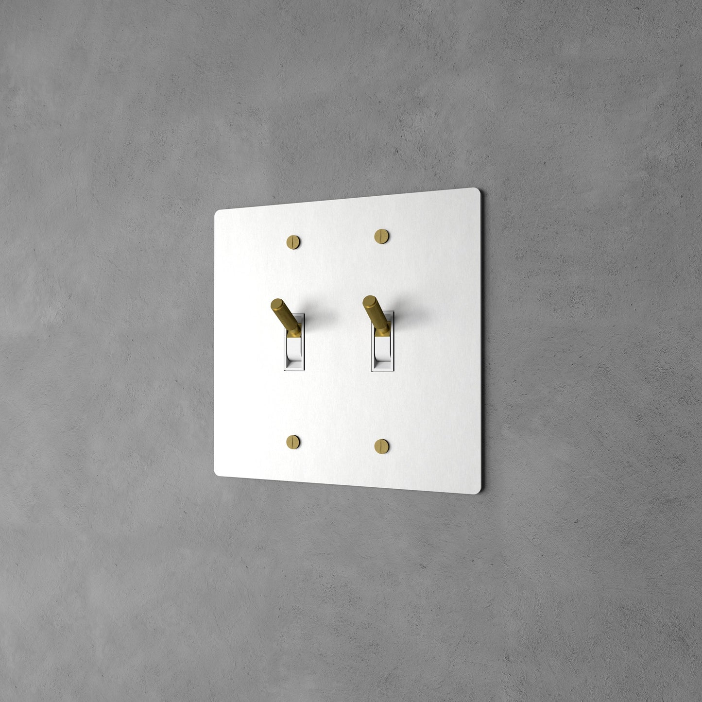 Luxe Messing Tuimelschakelaar Met Minimalistisch Design En Hoogwaardige Afwerking