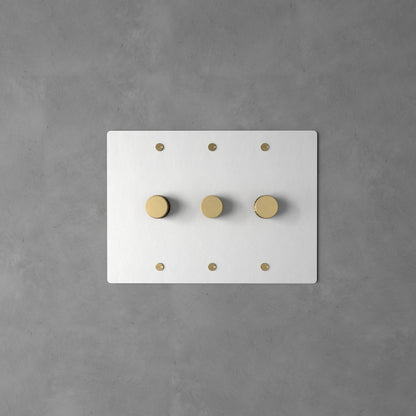 Luxe Messing Dimmer Schakelaar Met Draaiknop En Tijdloos Design