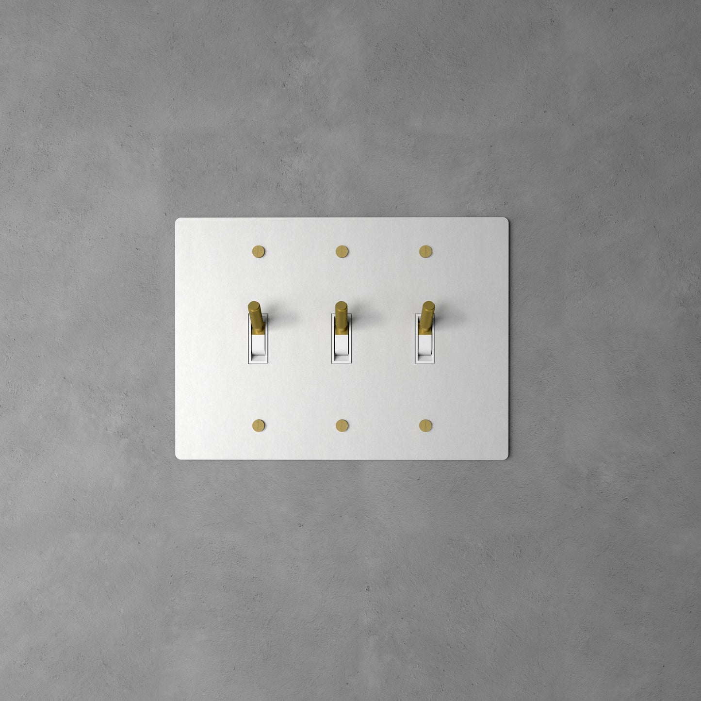 Luxe Messing Tuimelschakelaar Met Minimalistisch Design En Hoogwaardige Afwerking
