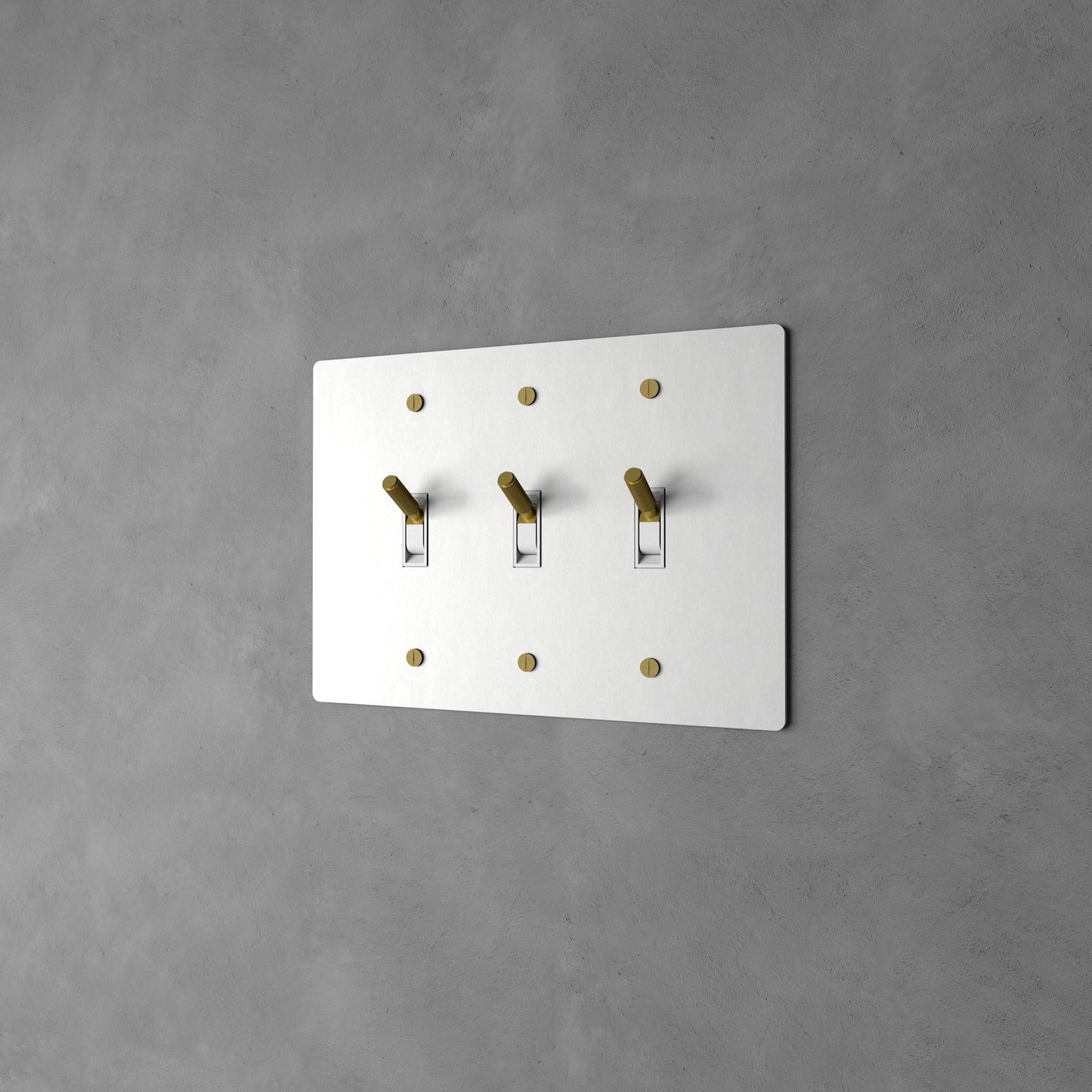 Luxe Messing Tuimelschakelaar Met Minimalistisch Design En Hoogwaardige Afwerking