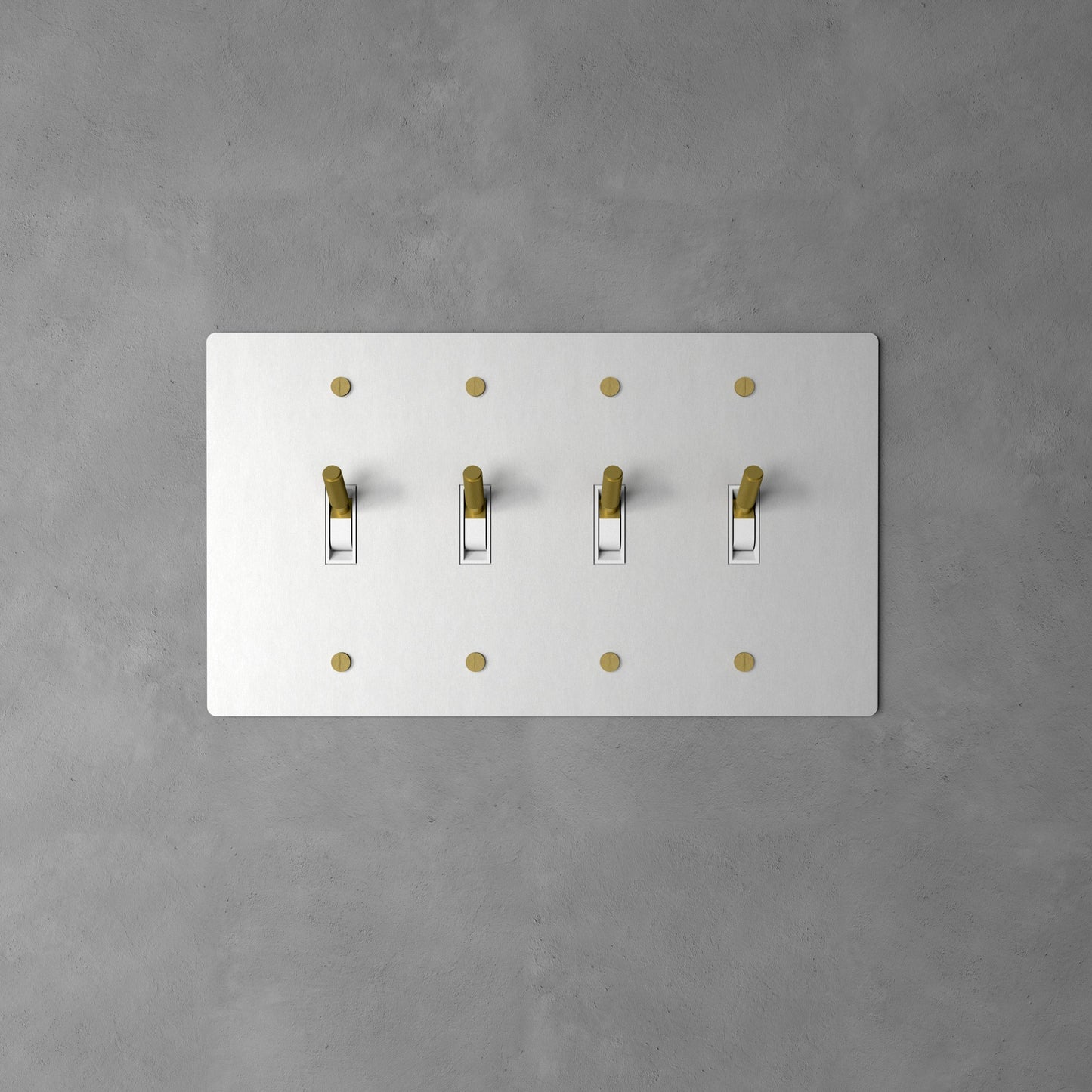 Luxe Messing Tuimelschakelaar Met Minimalistisch Design En Hoogwaardige Afwerking