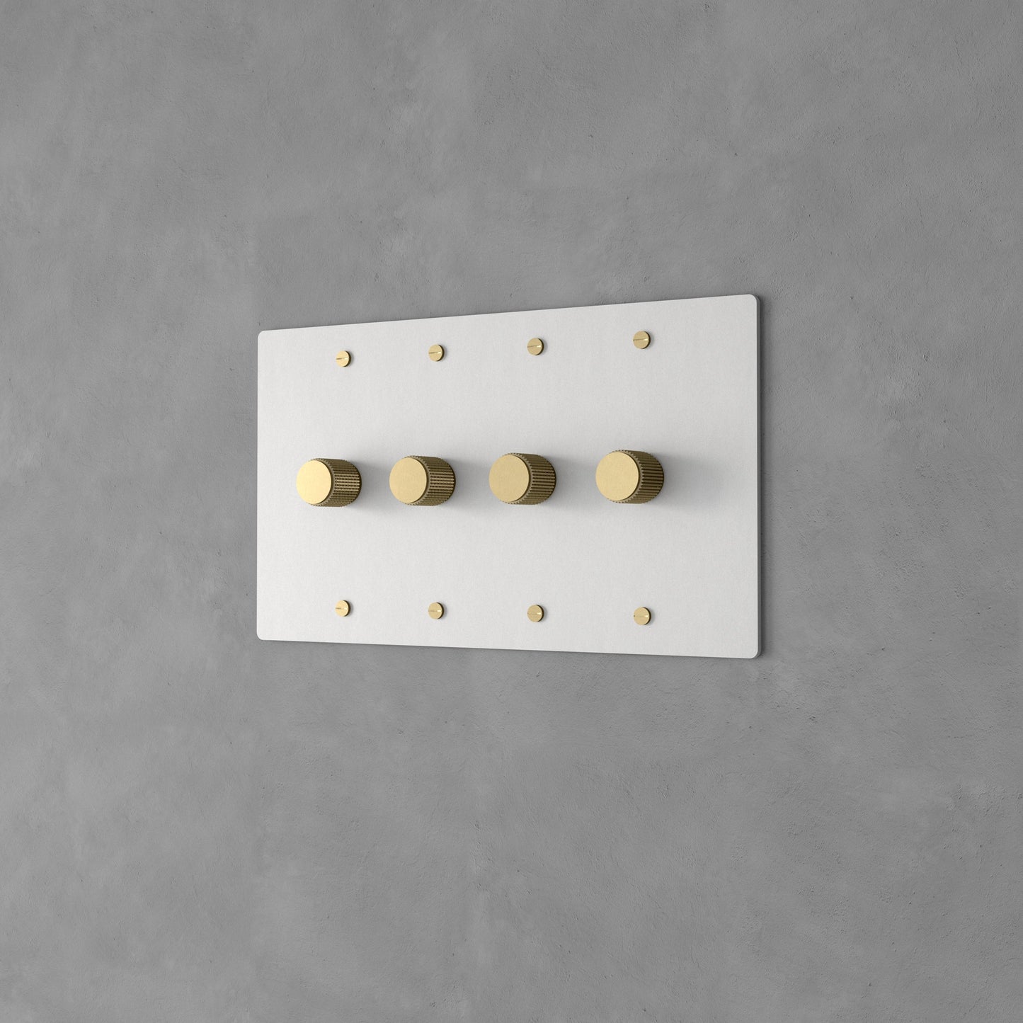 Luxe Messing Dimmer Schakelaar Met Draaiknop En Tijdloos Design