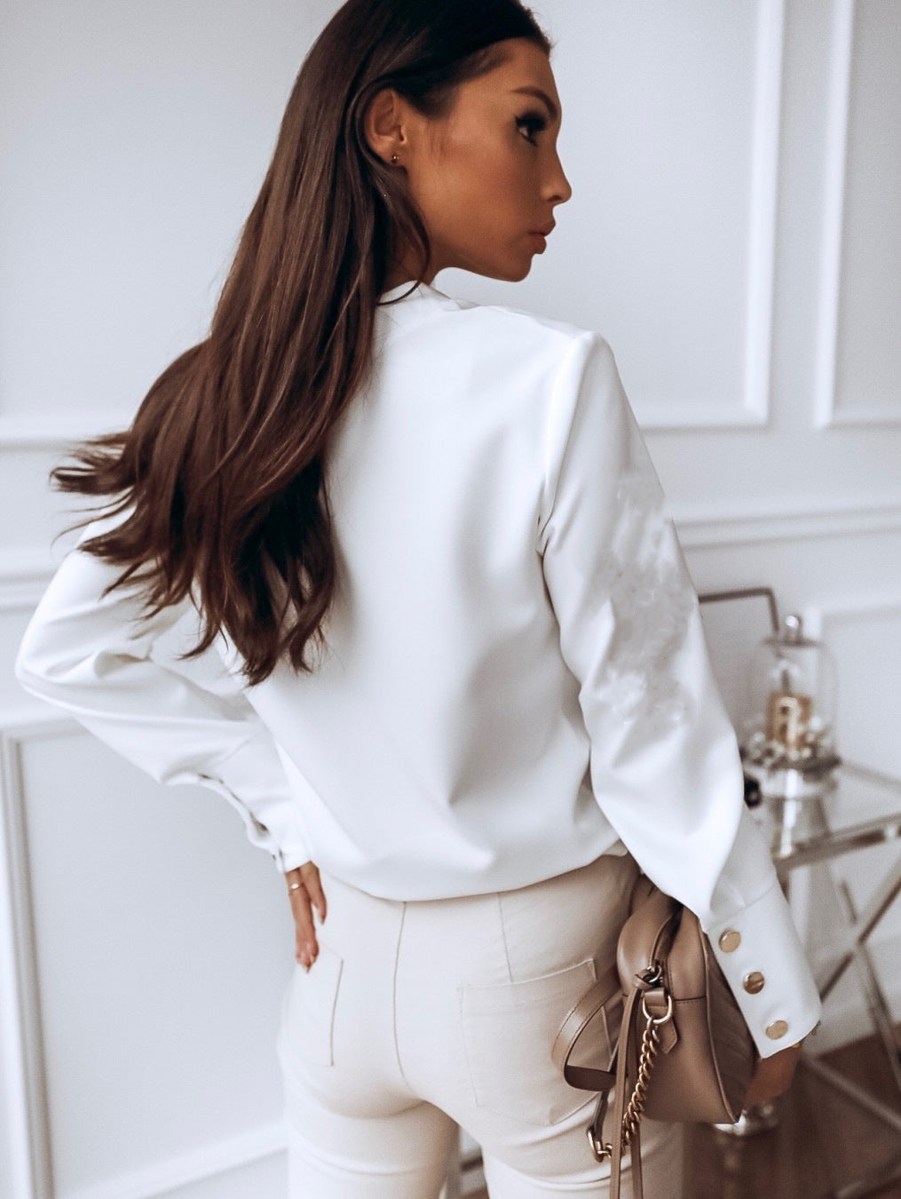 Vrouwelijke Blouse met Knopen voor Elke Gelegenheid