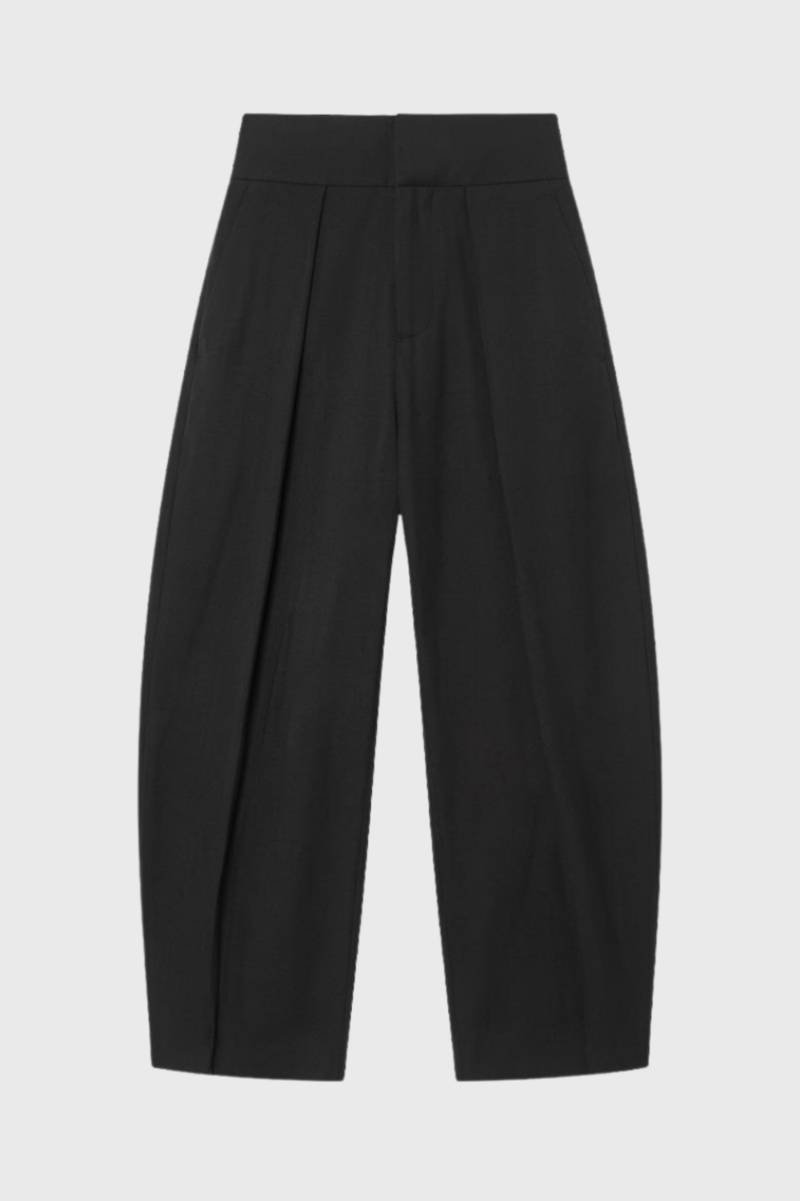 Dames Broek Wijd Plissé Hoge Taille Chique - StudioMarella