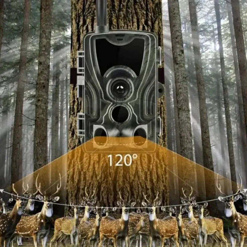 Wildcamera met Bewegingssensor & Nachtzicht | Trail Camera voor Natuur, Tuin & Beveiliging