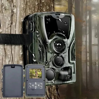 Wildcamera met Bewegingssensor & Nachtzicht | Trail Camera voor Natuur, Tuin & Beveiliging