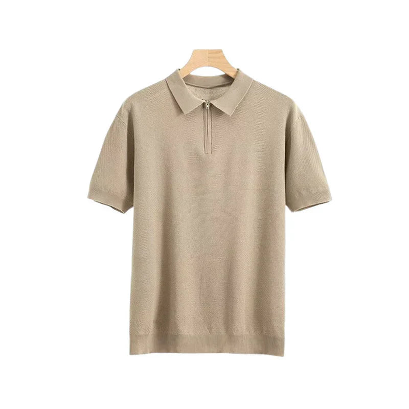 Mannen Poloshirt Lange Mouw Comfortabel Klassieke Stijl - StudioMarella