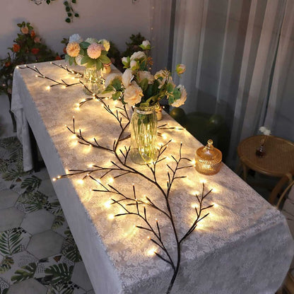 Wilgentakken Verlichting met 144 LEDs — Decoratieve Tak met Dimmer 200cm
