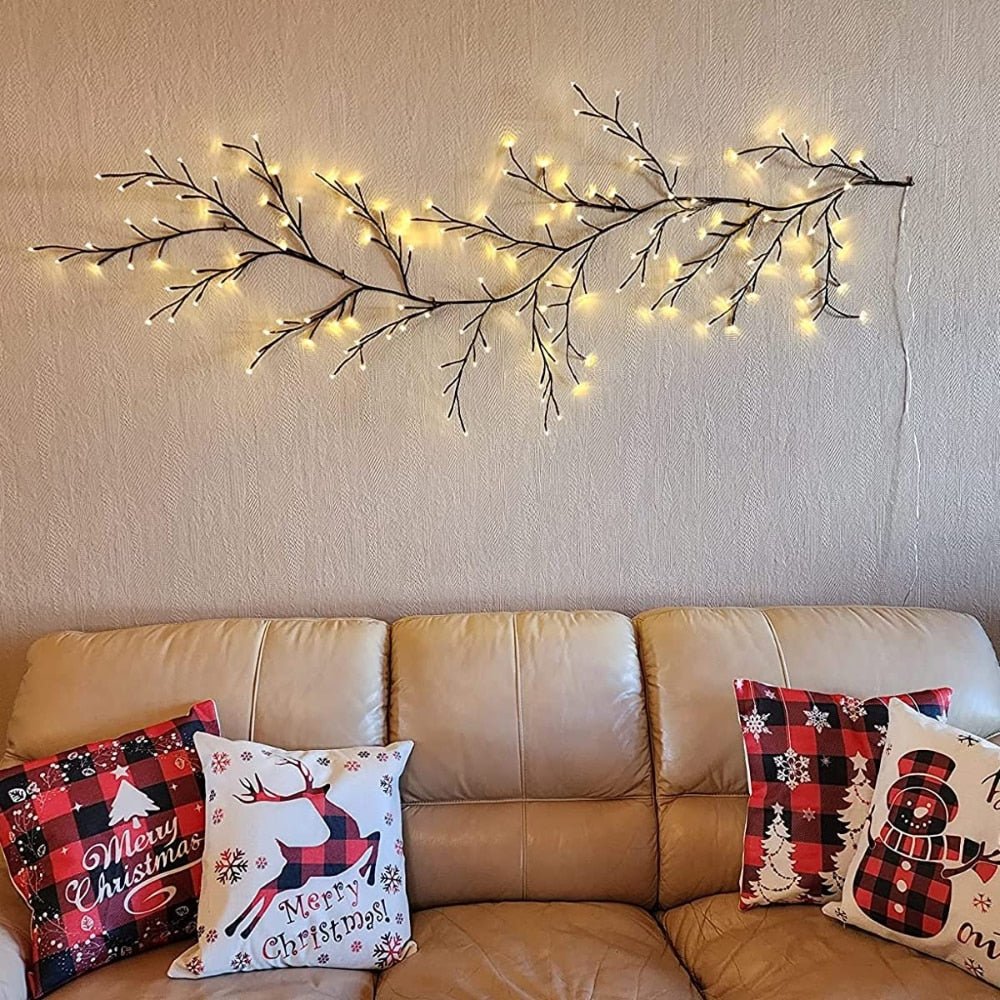 Wilgentakken Verlichting met 144 LEDs — Decoratieve Tak met Dimmer 200cm