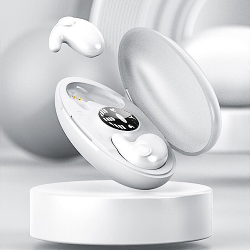 Draadloze Slaap Oordopjes met IPX5 Waterbestendigheid – Compact & Comfortabel Ontwerp