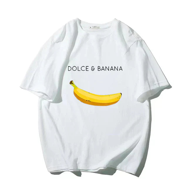 Calvin Heren T-shirt met Banaan Print