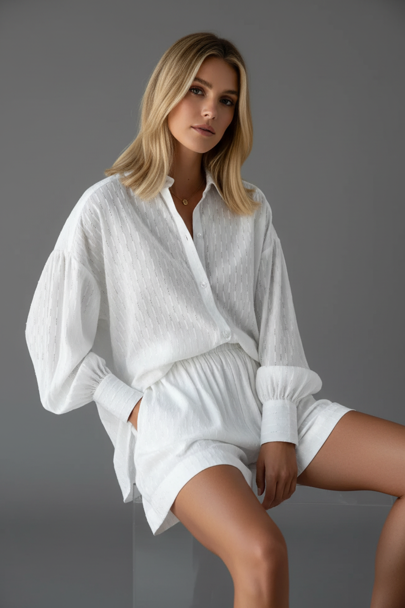 Korte Broek Set Zomerkleding Luchtige Stof - StudioMarella