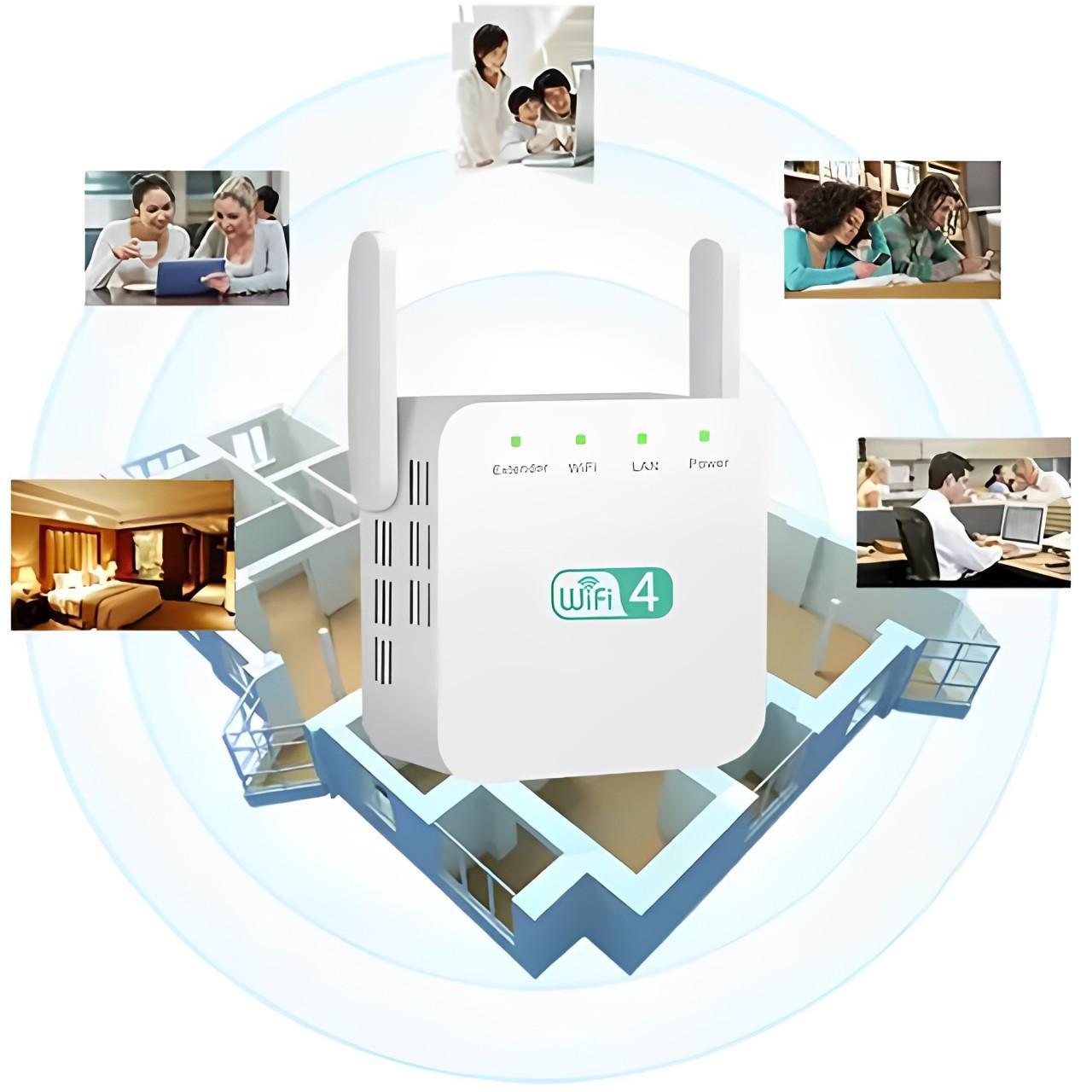 Wifi Versterker 300Mbps 2.4GHz Met Ethernet Poort Repeater Access Point