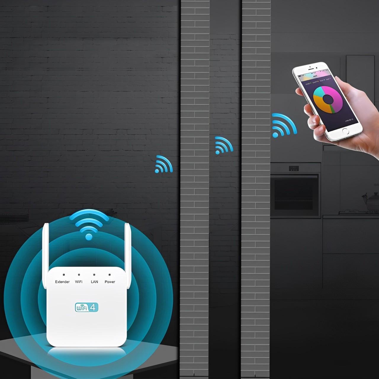 Wifi Versterker 300Mbps 2.4GHz Met Ethernet Poort Repeater Access Point