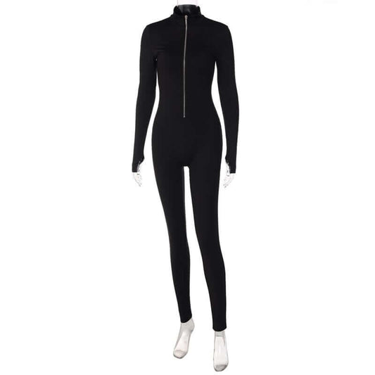Dames Jumpsuit Rits Modern Elegant Zomerjurk - StudioMarella