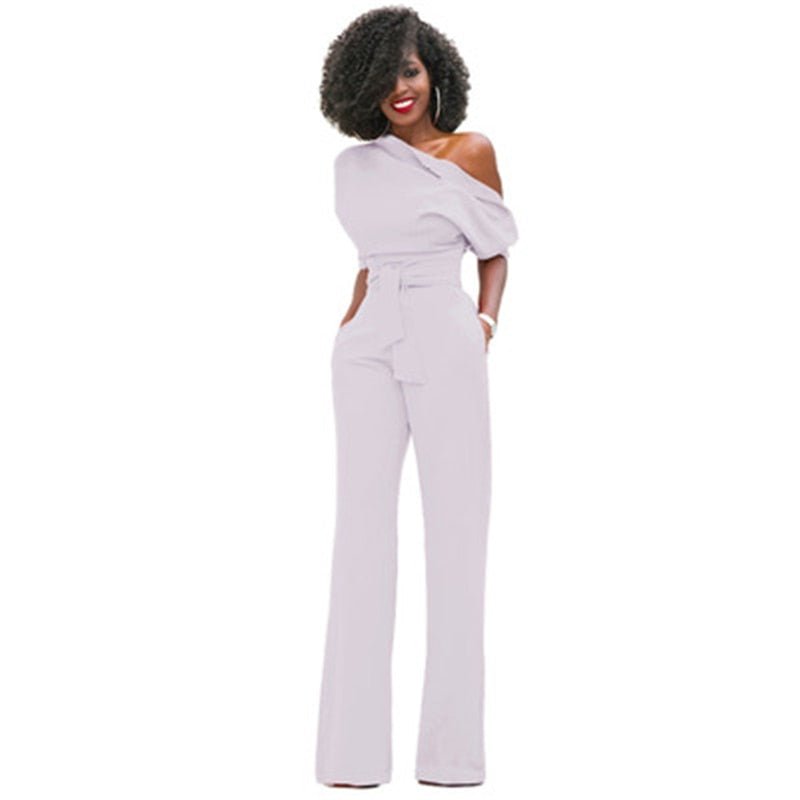 Dames Jumpsuit Zwart Elegante Avondjurk Comfortabele Pasvorm
