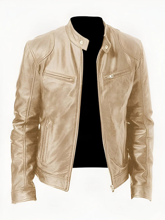 Leren Jas voor Heren - Stijlvolle Casual Jas Comfortabel - StudioMarella