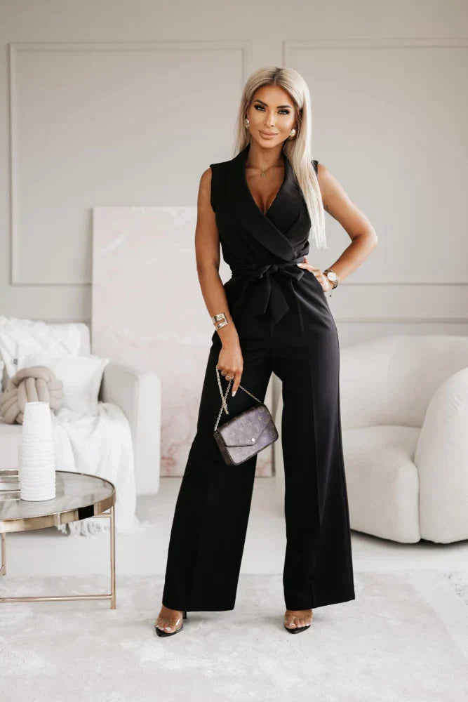 Vrouwelijke Jumpsuit Zonder Mouwen Elegante Zomerjurk