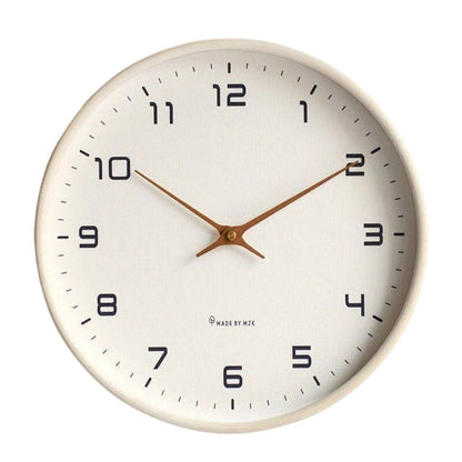 Houten Wandklok Scandinavisch Minimalistisch Stil 25cm 30cm Rond