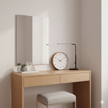Houten Wandklok Scandinavisch Minimalistisch Stil 25cm 30cm Rond