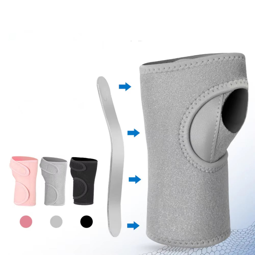 Verstelbare Polsbrace met Metalen Spalk voor Optimale Ondersteuning en Stabiliteit Tijdens Dagelijks Werk