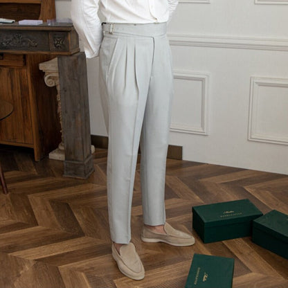 Heren Broek Casual Met Gesp voor Alledaagse Dracht