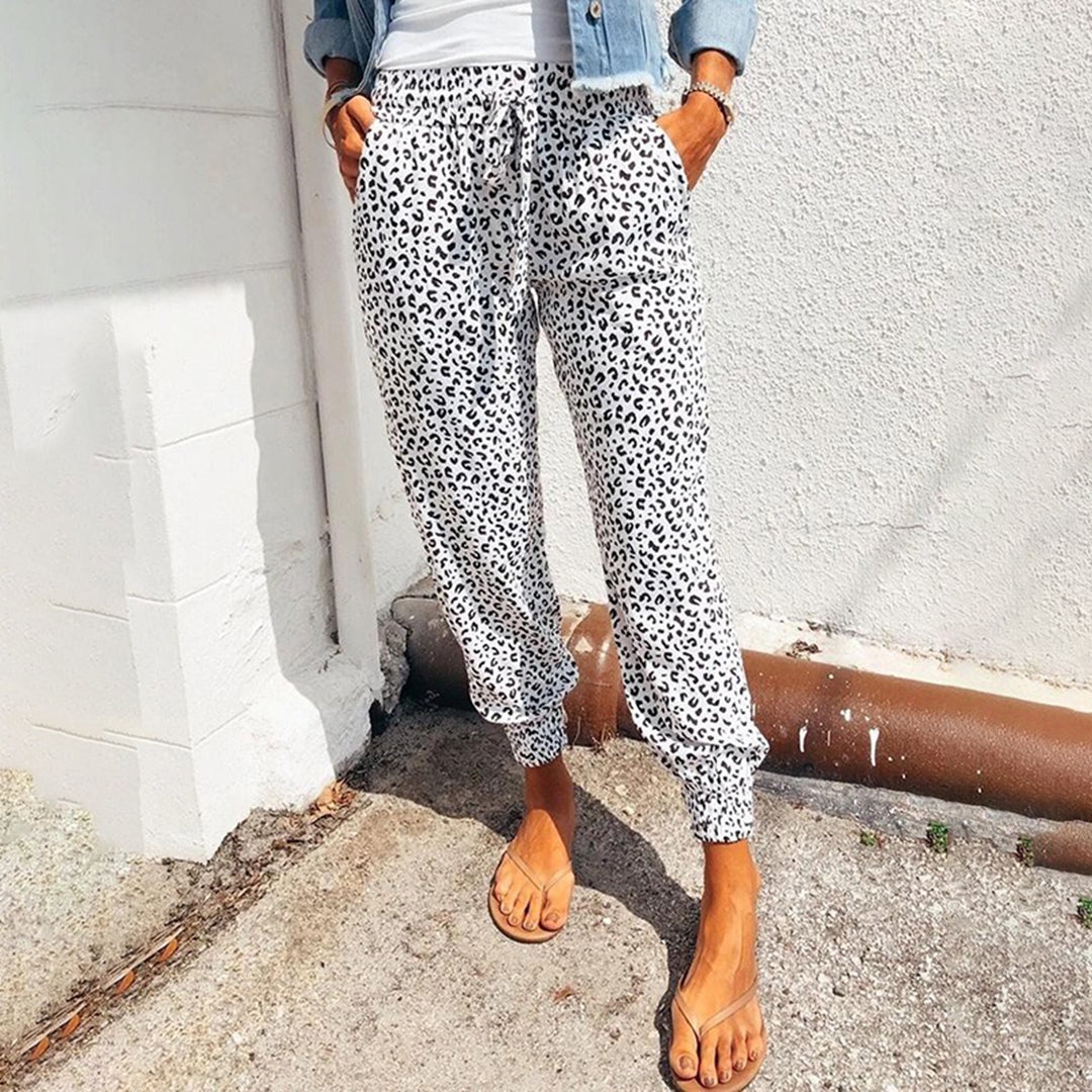 Dames Rokbroek Luipaardprint Comfortabele Modebroek - StudioMarella