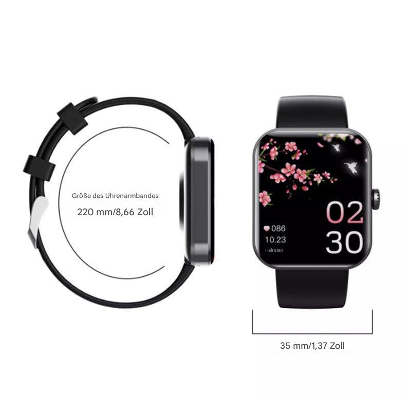 Slimme Smartwatch met Niet-Invasieve Bloedglucosemeting – Gezondheidstracker voor Hartslagmeting, Bloeddruk en Zuurstofniveau