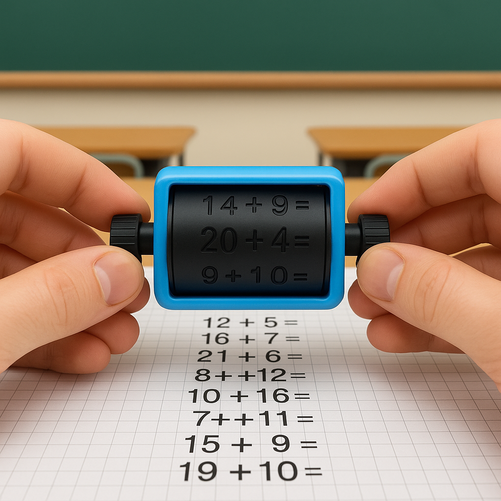 Rekenspel Dobbelsteen met Bewerkingstekens — Educatief Spel voor Kinderen