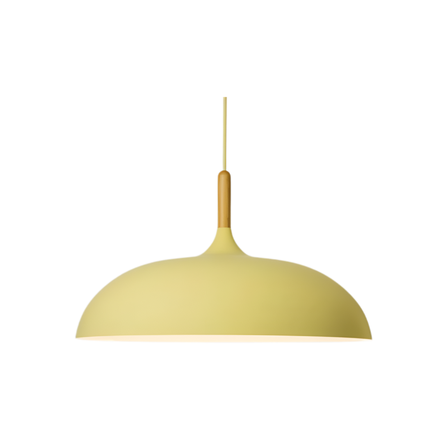 Hanglamp Hout IJzer Scandinavisch Japandi Rond E27 Ø35 Ø60 Eetkamer Keuken