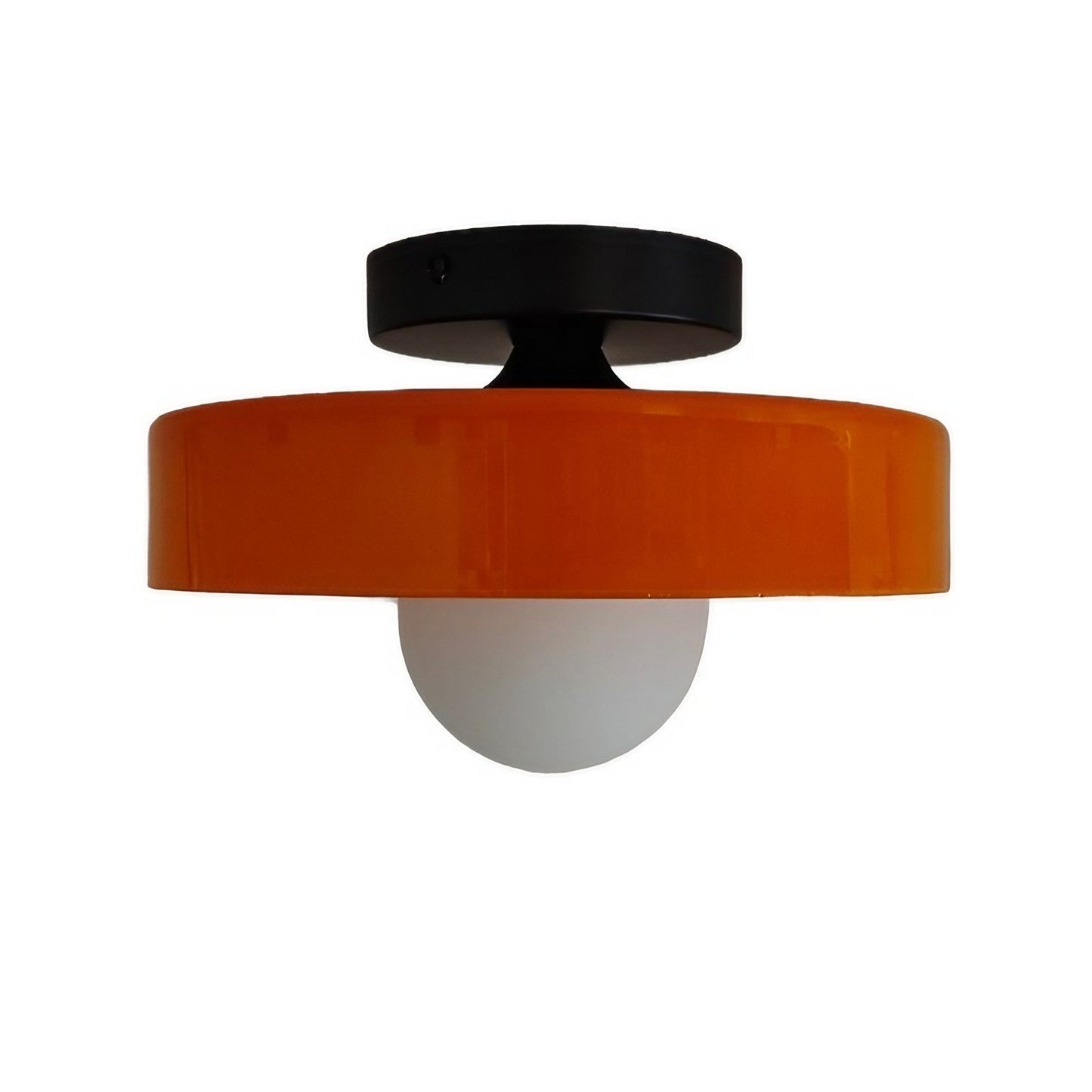 Wandlamp Glas Schijf Mat Wit Groen Geel ∅25 en ∅35 cm G9 Metalen Basis Slaapkamer Hal