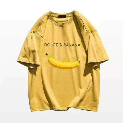 Calvin T-shirt Met Bananenprint Elegante Stijl