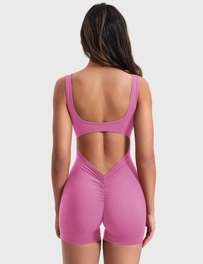 Vrouwelijke Romper met V-hals Elegant Design
