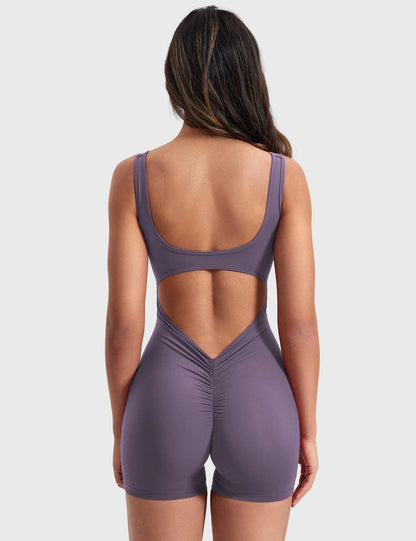 Vrouwelijke Romper met V-hals Elegant Design