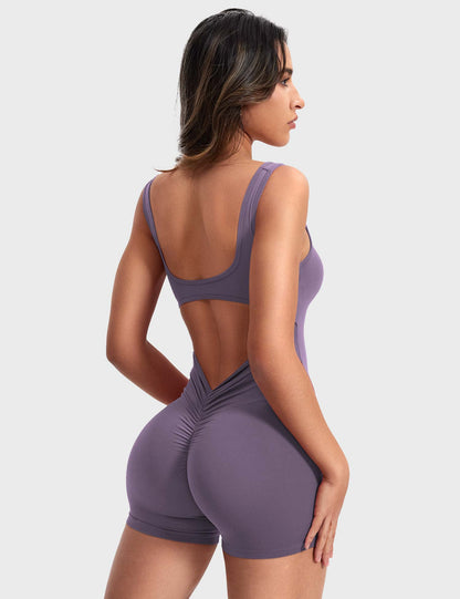 Vrouwelijke Romper met V-hals Elegant Design