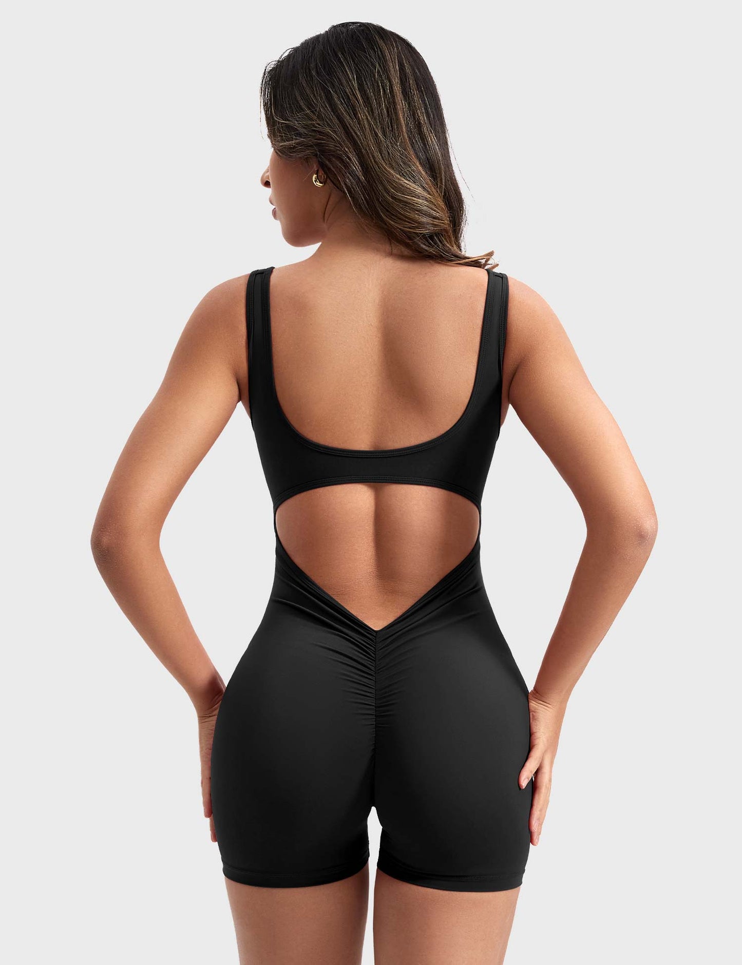 Vrouwelijke Romper met V-hals Elegant Design